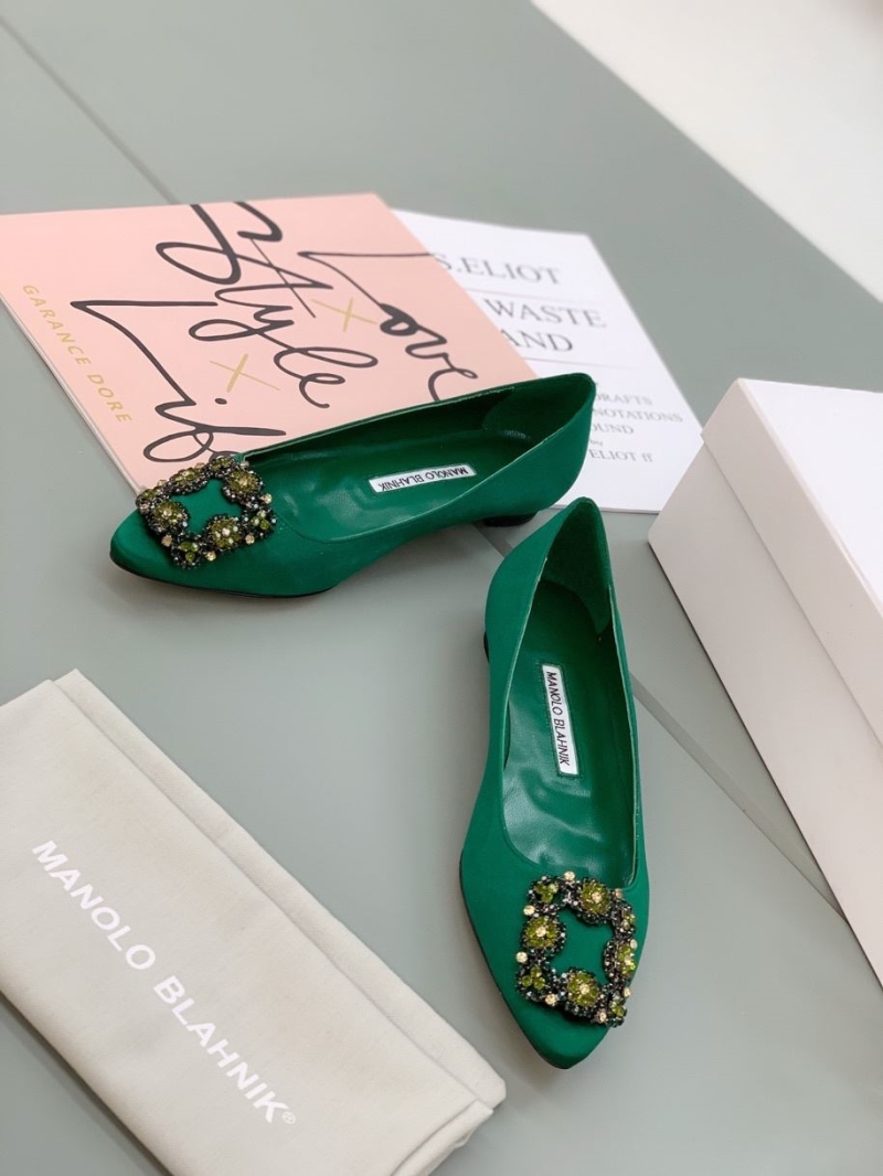 Manolo Blahnik flat shoes